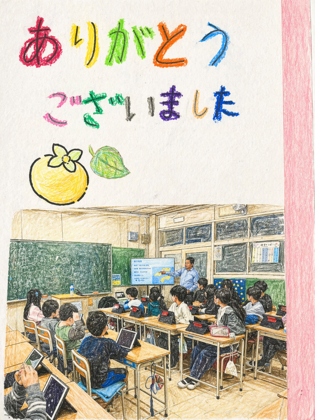 横浜市立別所小学校での講演の様子