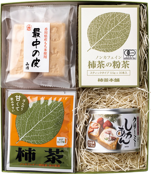 粉茶と「山清 しろあん」セット